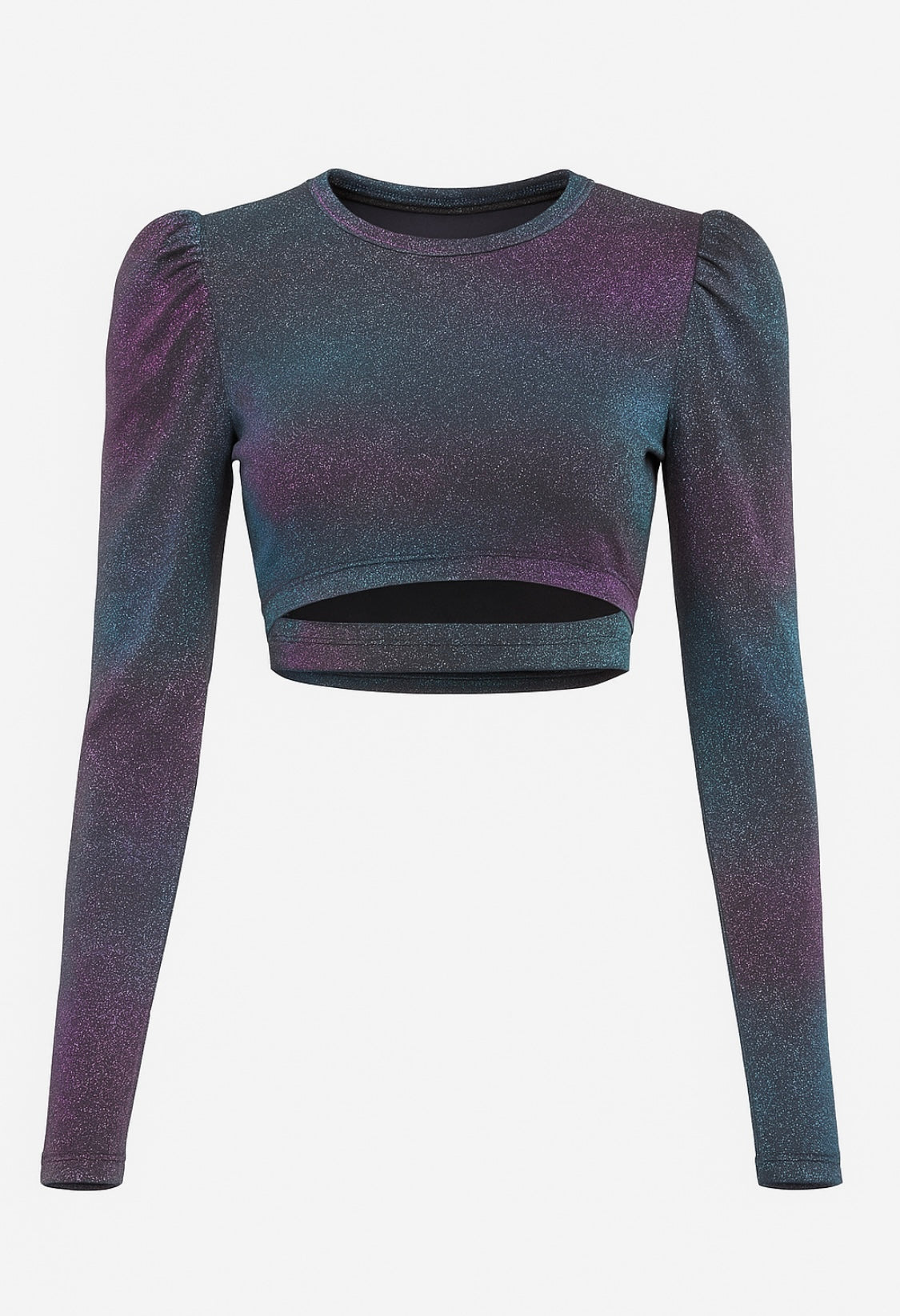 Glistening Glitter Crop Top