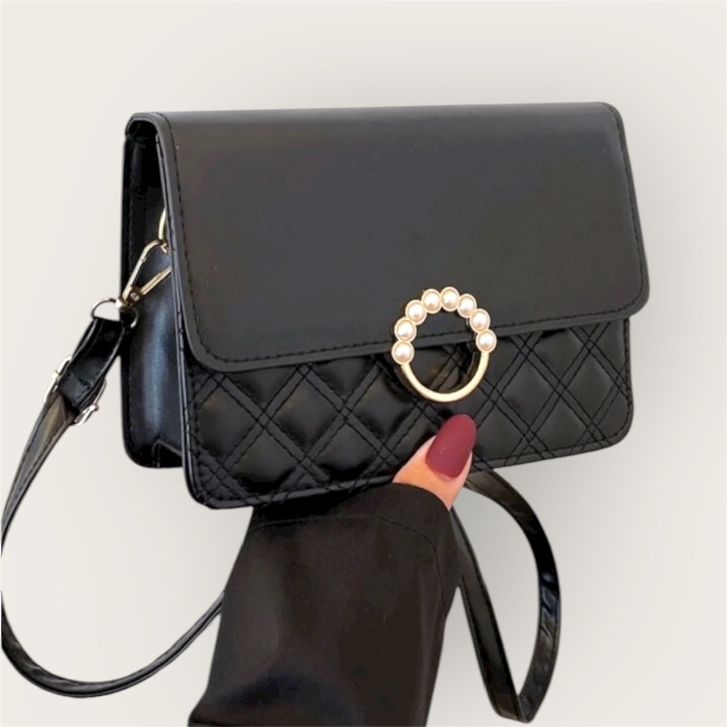 Black Pearly Bag