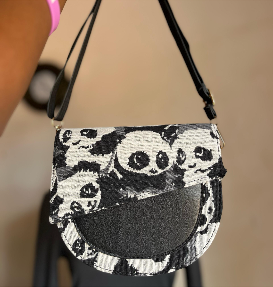 Panda Print Bag