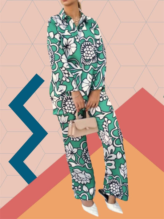 Flowery 2 piece set.