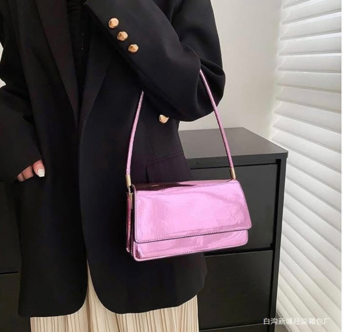 Purple Chrome Bag