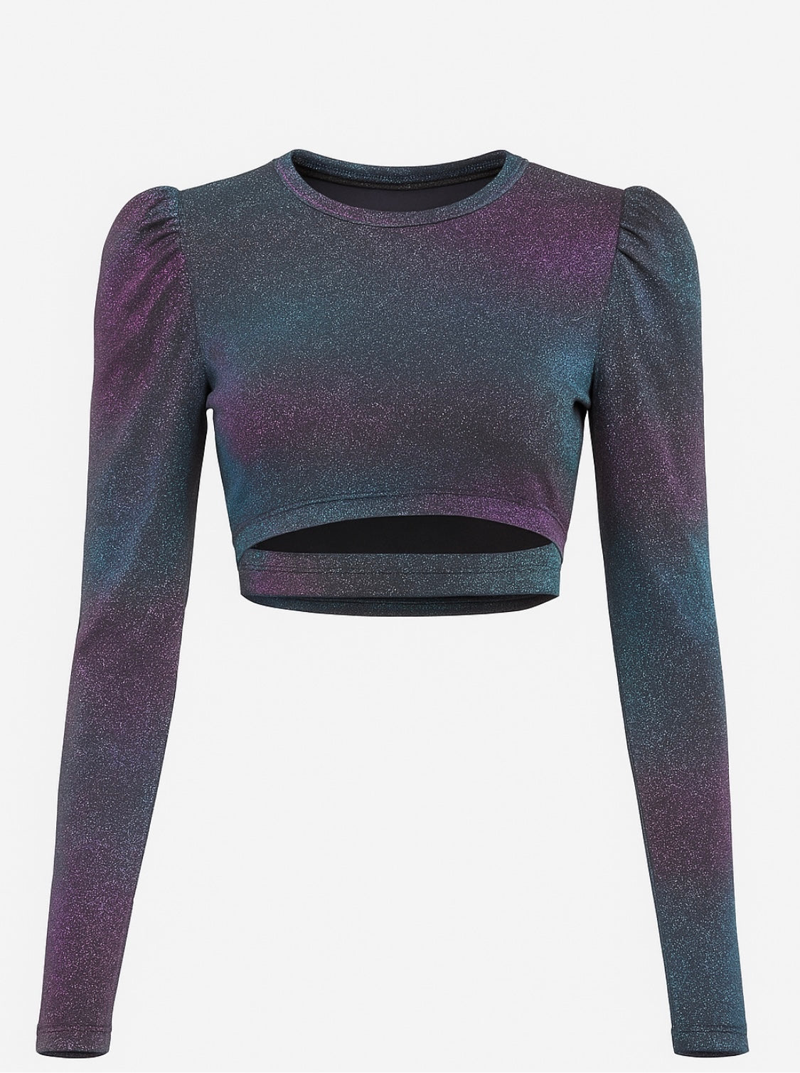 Glistening Glitter Crop Top
